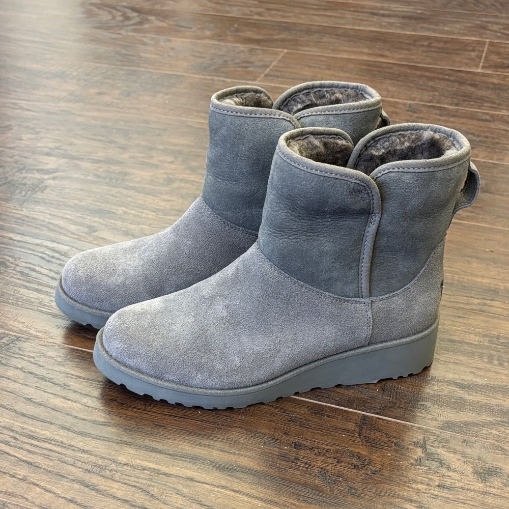 Ugg kristin water resistant charcoal grey boots